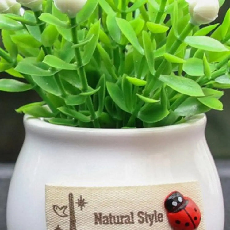 Mini Car Potted Ornaments Decoration Simulated Flower Pots