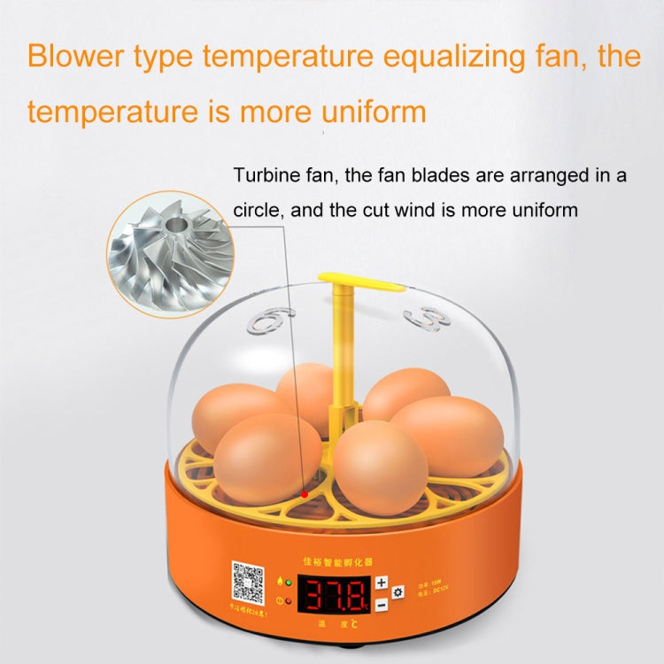 6-Eggs Small Household Experimental Children Smart Chicken Incubators