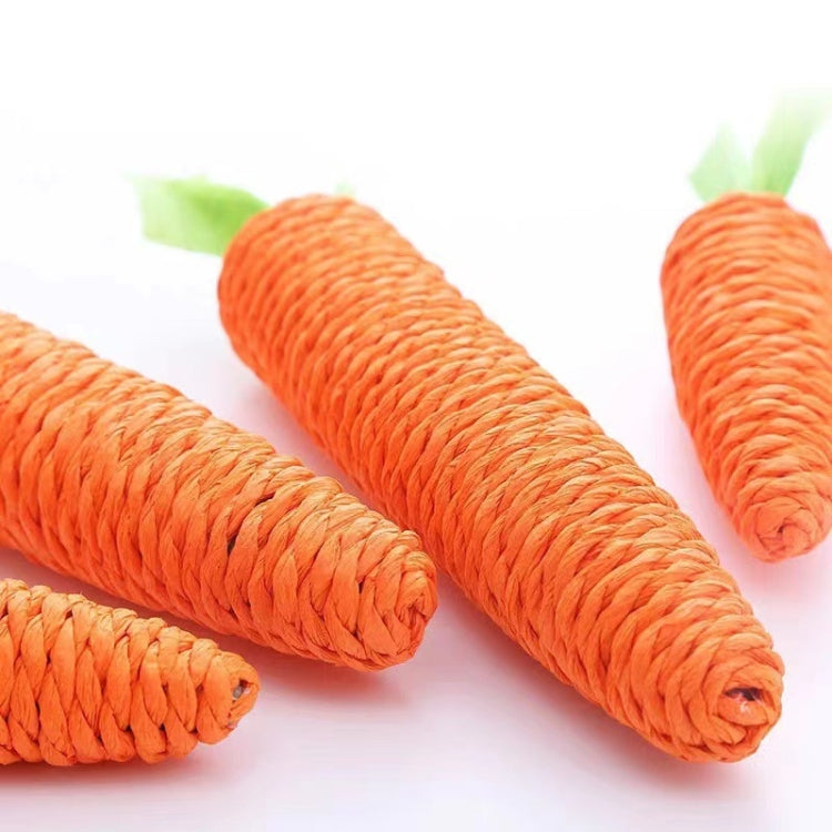 Carrot Cat Chew Rope Toy Bite Resistant Stick Built-in Bell