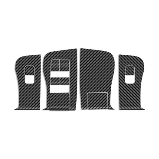 4pcs /Set For Tesla Model 3 Lift Window Button Sticker Car Interior