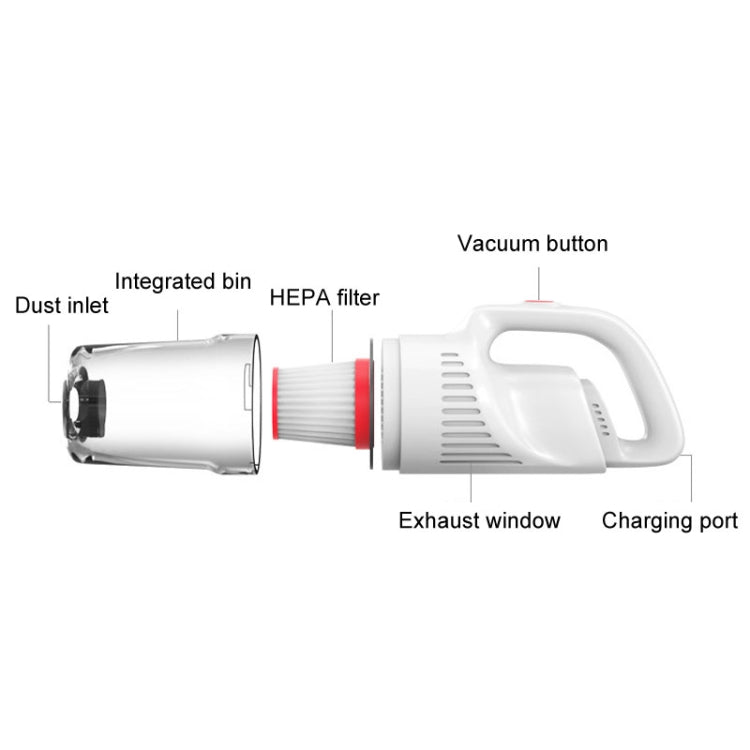 Handheld Household Vacuum Cleaner Car Small Powerful Dust Extractor