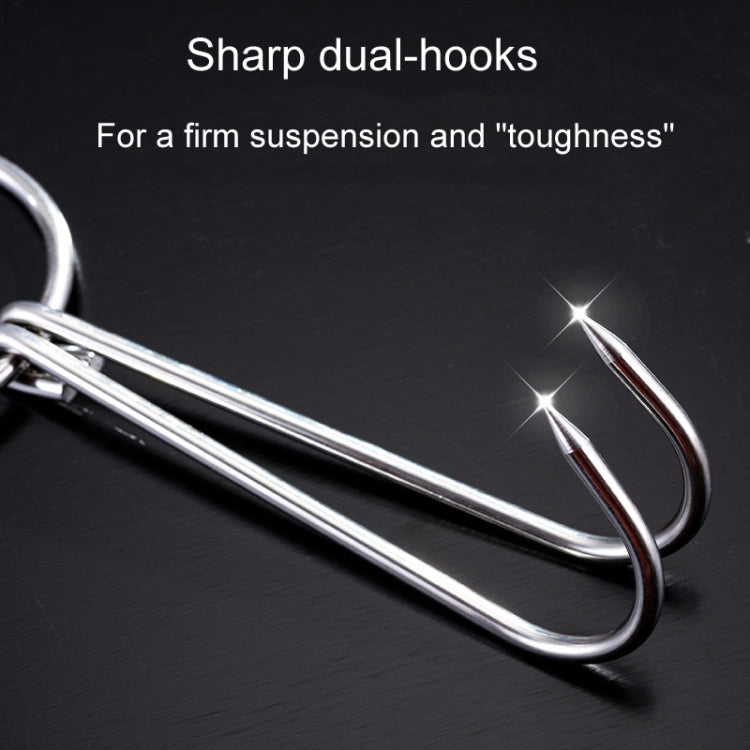 Stainless Steel Double Ring Duck Cooker Hanger Outdoor Barbecue Hanging Hook Stand