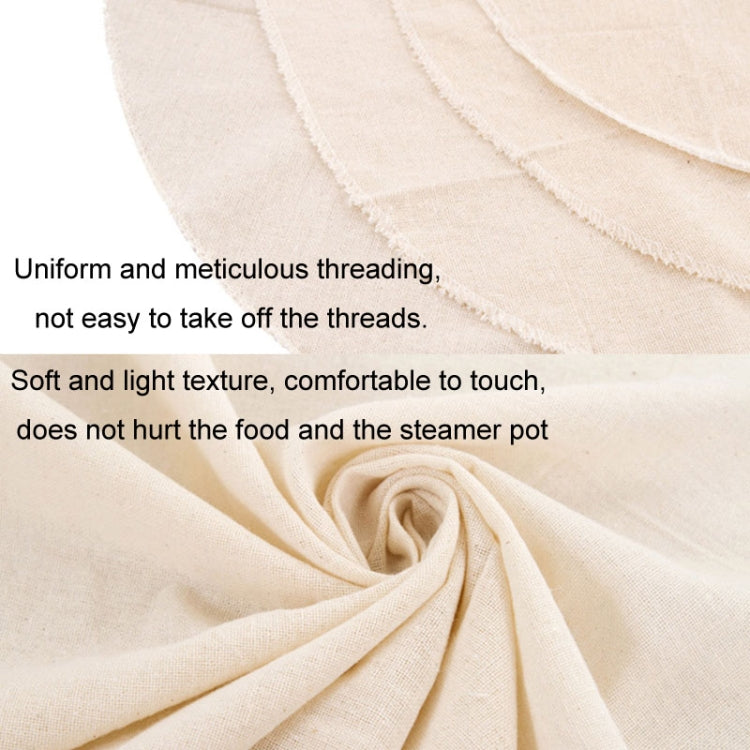 Thickened Non-stick Steamer Cloth Buns Cotton Gauze Matting Cloth