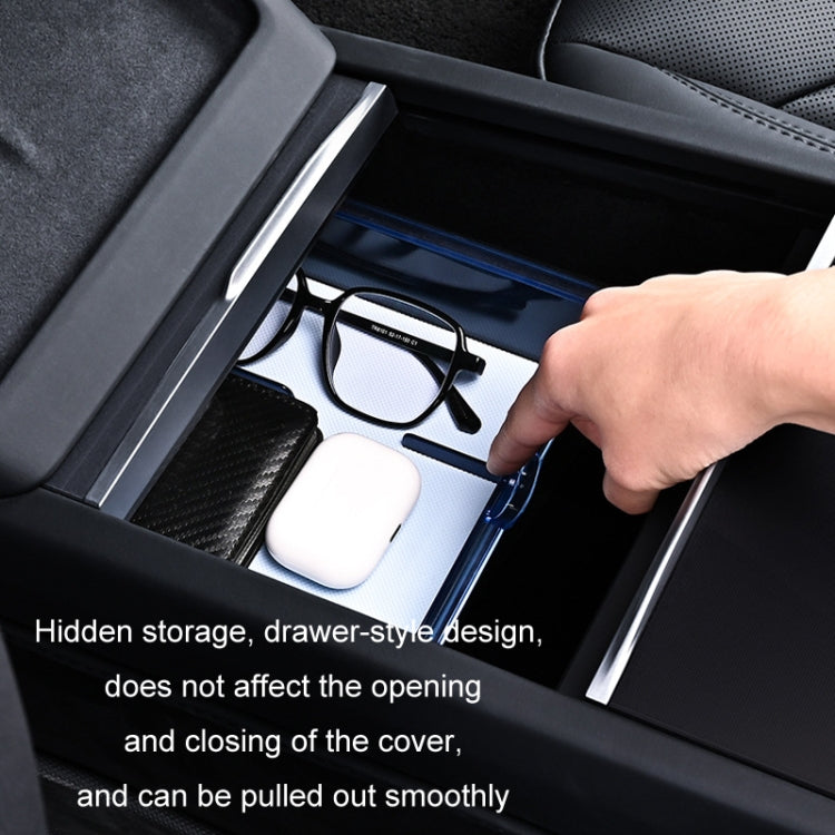 For 2023.9 Tesla Model3 Silicone Double-Layer Storage Box