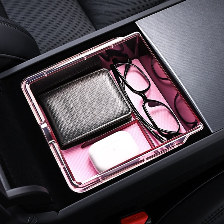 For 2023.9 Tesla Model3 Silicone Double-Layer Storage Box