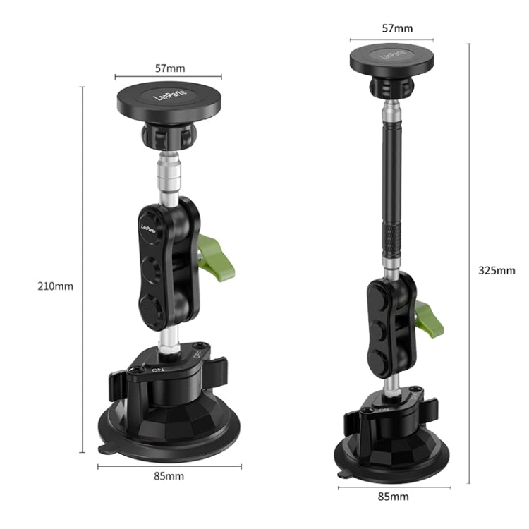 Lanparte Magnetic Car Phone Holder Adjustable Suction Cup Navigation Stand