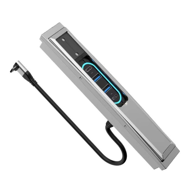 For Tesla Model 3/Y Center Control Type-C Multi-Port Fast Charging USB HUB Docking Station