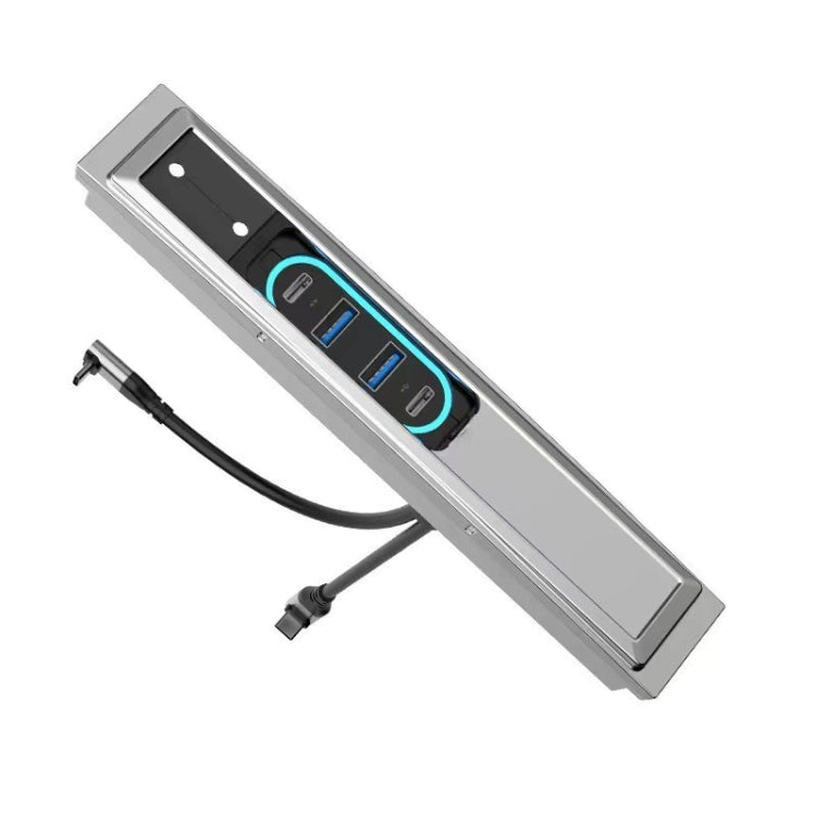 For Tesla Model 3/Y Center Control Type-C Multi-Port Fast Charging USB HUB Docking Station