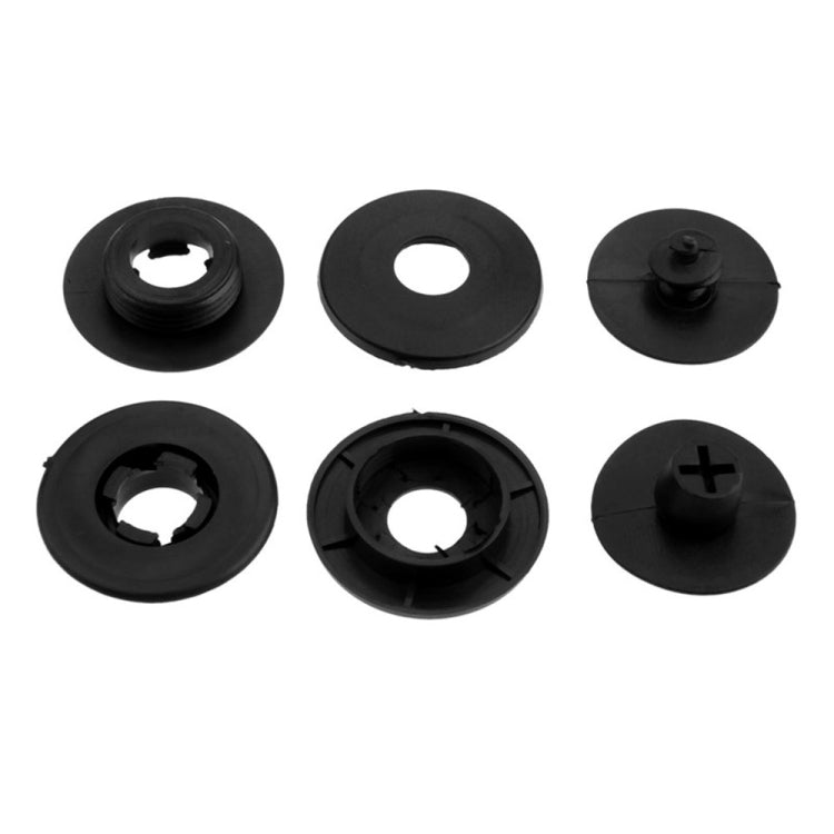 10pcs Double-layer Foot Pad Plastic Fixing Buckle