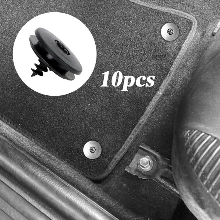 10pcs Double-layer Foot Pad Plastic Fixing Buckle