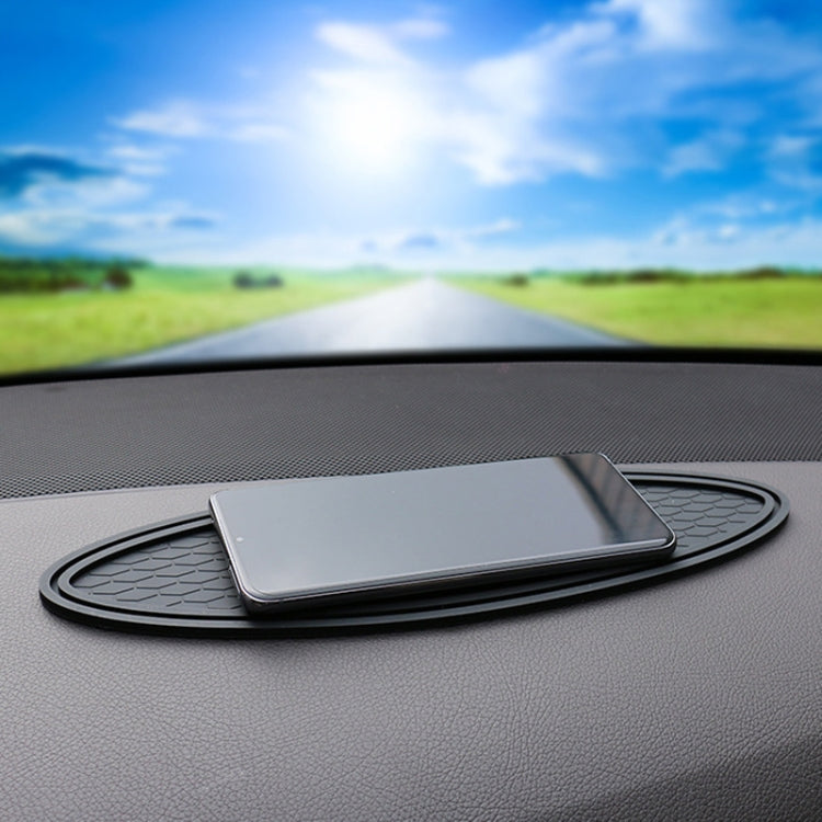 Car Center Console Ornaments Oval Anti-slip Mat