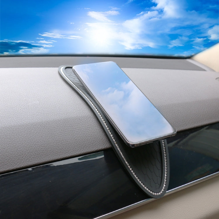 Car Center Console Ornaments Oval Anti-slip Mat