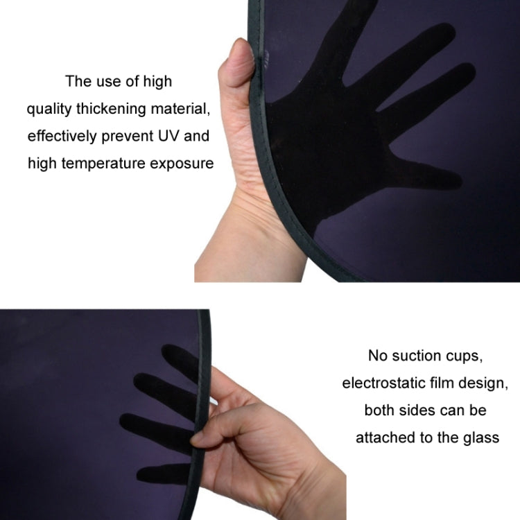 Car Electrostatic Window Folding Light-proof Sun Protection Sunshade
