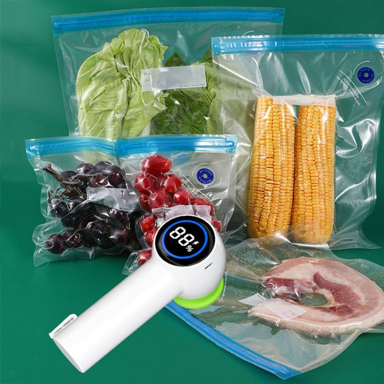 KZ-90 Digital Display Handheld Fresh-Keeping Bag Bottle Vacuum Sealer