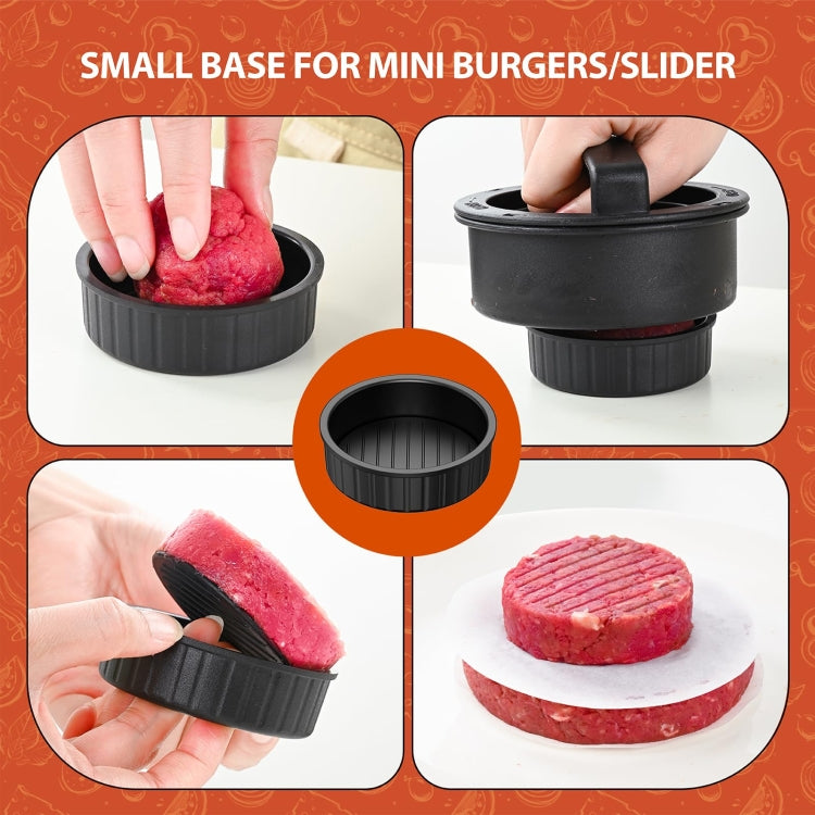 4 In 1 Hamburger Press Patty Maker Slider Stuffed Burgers Sandwich Cutter