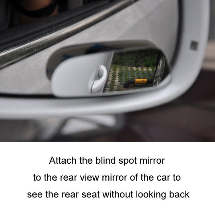 Car High Definition Edgeless Adjustable Blind Spot Reversing Mirror