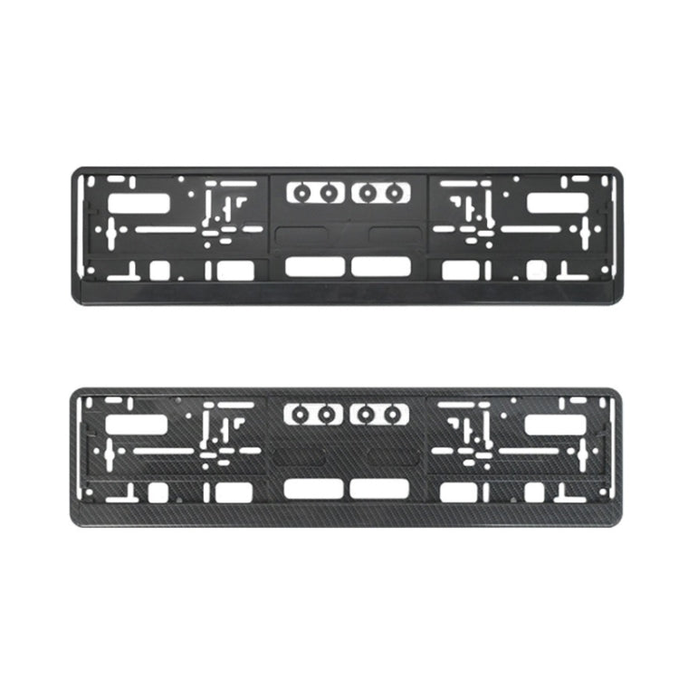 European Standard Single-strip Plastic License Plate Frame