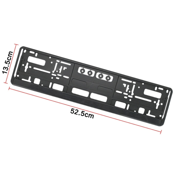 European Standard Single-strip Plastic License Plate Frame