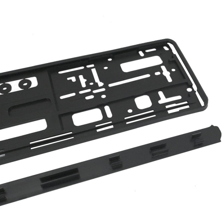 European Standard Single-strip Plastic License Plate Frame