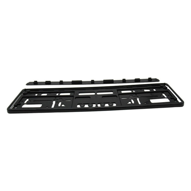 European Standard Single-strip Plastic License Plate Frame