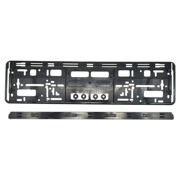 European Standard Single-strip Plastic License Plate Frame