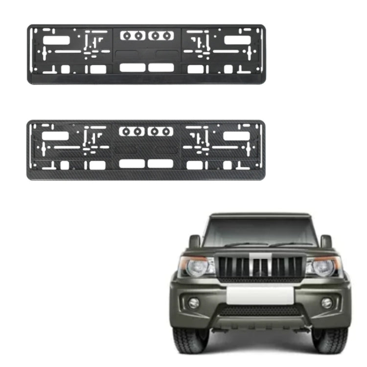 European Standard Single-strip Plastic License Plate Frame