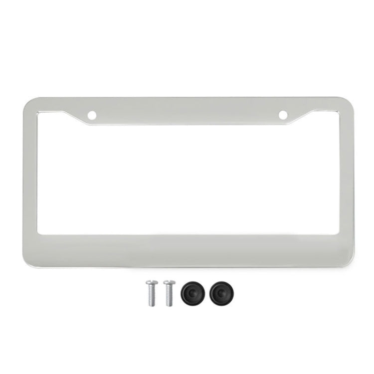 American Standard Aluminum Alloy License Plate Frame Including Accessories