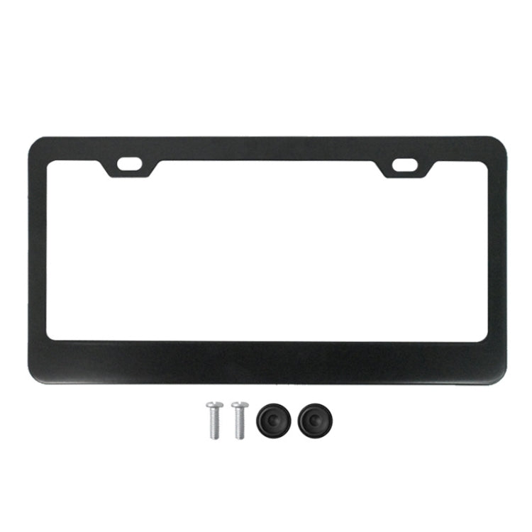 American Standard Aluminum Alloy License Plate Frame Including Accessories