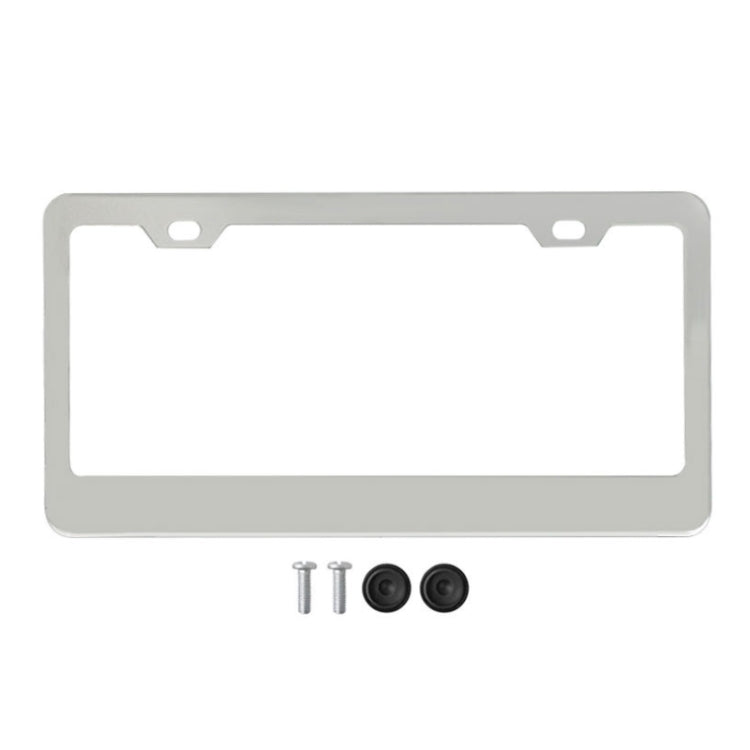 American Standard Aluminum Alloy License Plate Frame Including Accessories
