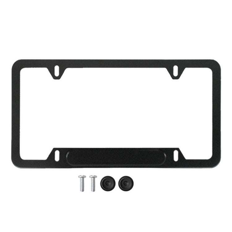 American Standard Aluminum Alloy License Plate Frame Including Accessories