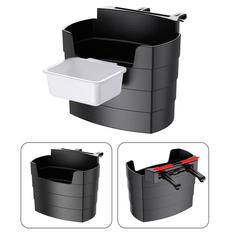 Car-Mounted French Fries Cup Holder Storage Box Multifunctional Trash Can