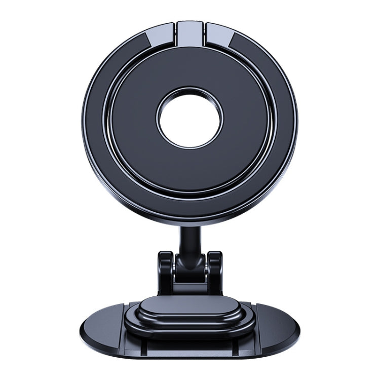 Magnetic Folding Car Phone Holder Rotatable Dashboard Stick-On Navigation Stand