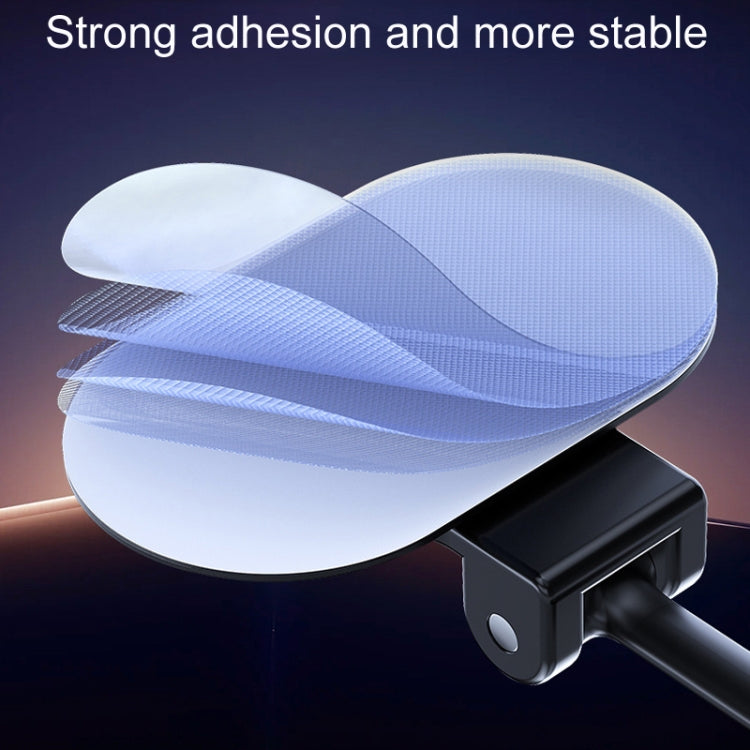 Magnetic Folding Car Phone Holder Rotatable Dashboard Stick-On Navigation Stand