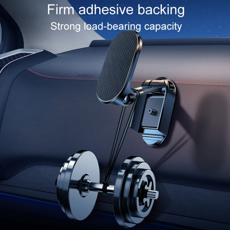 D11 Magnetic Folding Car Phone Holder Rotatable Dashboard Stick-On Navigation Stand