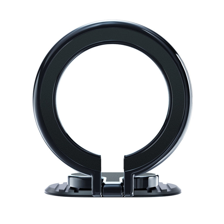 Magnetic Folding Car Phone Holder Rotatable Steering Wheel Stick-On Navigation Stand