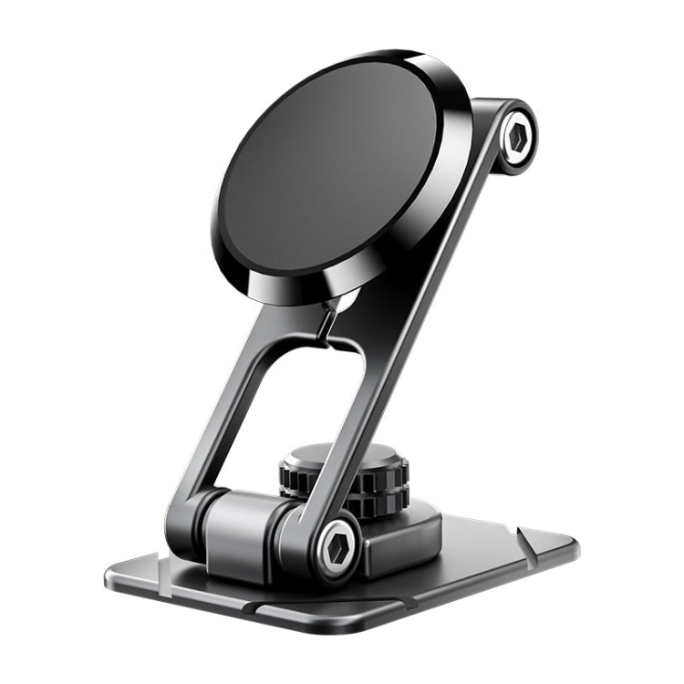 Foldable Suspension Car Phone Holder Magnetic Adhesive Type Metal Navigation Stand