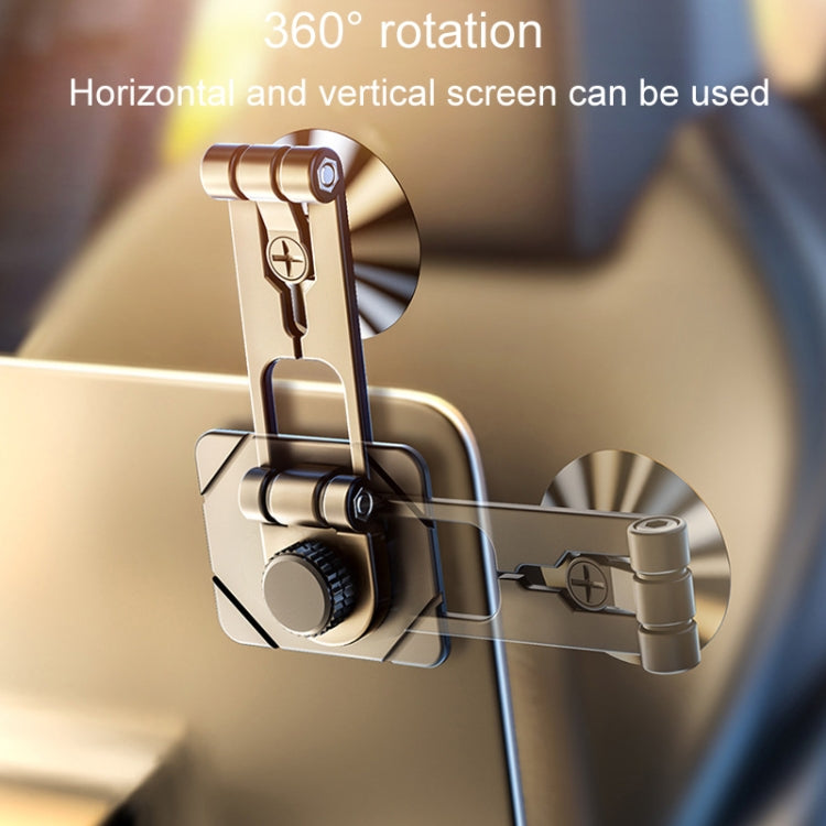Foldable Suspension Car Phone Holder Magnetic Adhesive Type Metal Navigation Stand