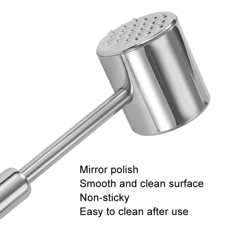304 Stainless Steel Beef Hammer Thickened Solid Knocker Kitchen Double Sided Meat Looser