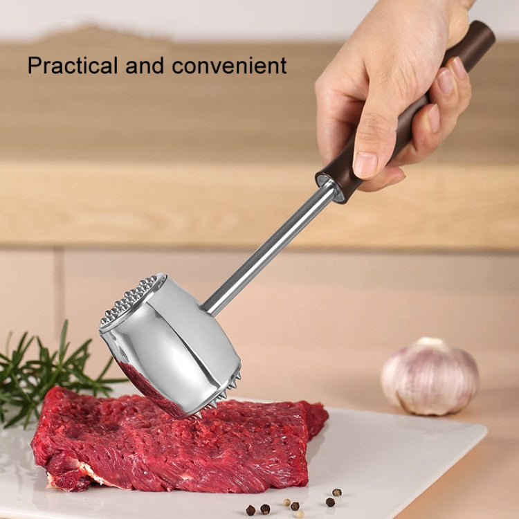 304 Stainless Steel Beef Hammer Thickened Solid Knocker Kitchen Double Sided Meat Looser