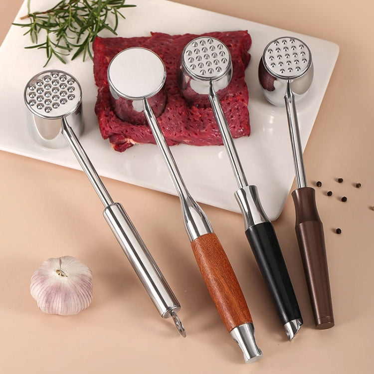 304 Stainless Steel Beef Hammer Thickened Solid Knocker Kitchen Double Sided Meat Looser