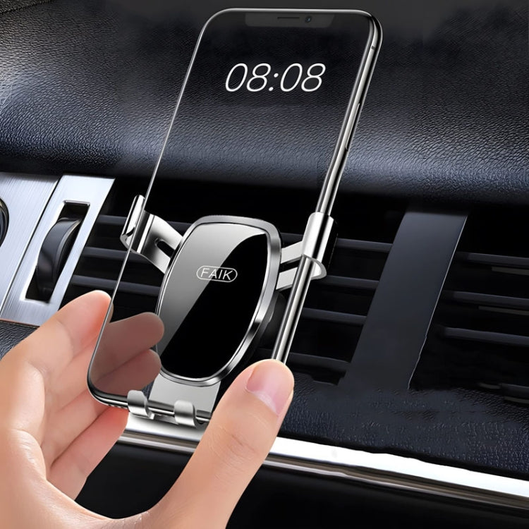 FAIK Car Cell Phone Holder Air Vent Triangle Gravity Sensor Car Phone Bracket