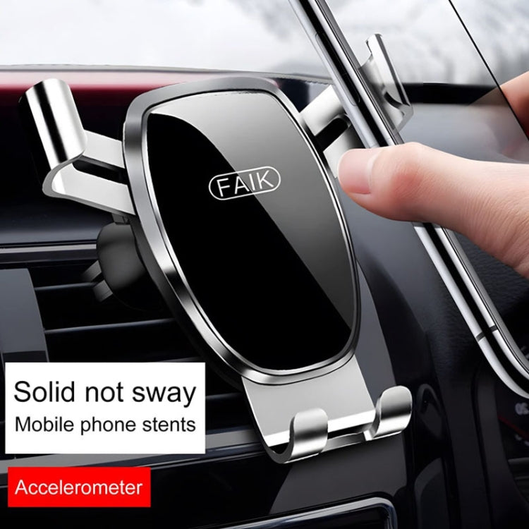 FAIK Car Cell Phone Holder Air Vent Triangle Gravity Sensor Car Phone Bracket