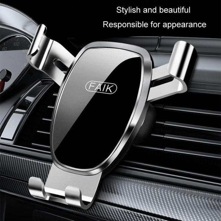 FAIK Car Cell Phone Holder Air Vent Triangle Gravity Sensor Car Phone Bracket