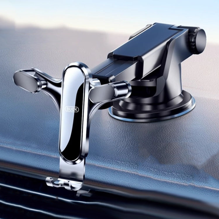 BUDK Triangle Gravity Sensor Car Phone Bracket Car Air Vent Navigation Holder