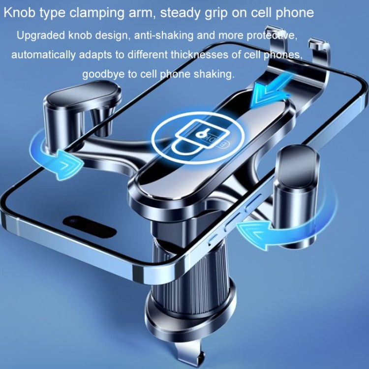 BUDK Triangle Gravity Sensor Car Phone Bracket Car Air Vent Navigation Holder