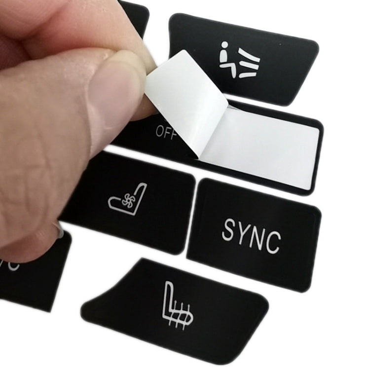 For BMW 5 Series/7 Series/X5/C6/F10/F01/F15 Air Conditioning Button Repair Sticker