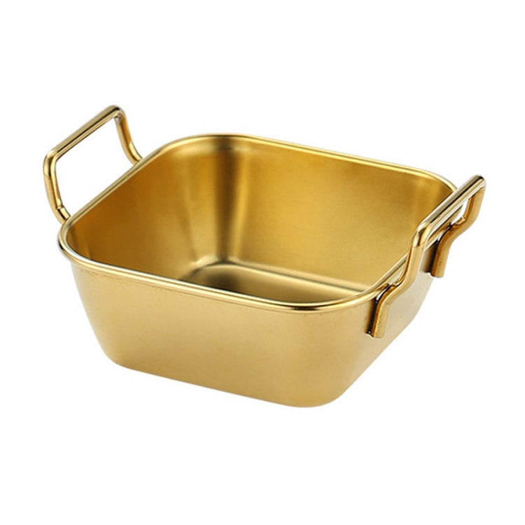 304 Stainless Steel With Double Ear Snack Tray Fried Chicken Chips Cold Dishes Candy Snacks Tray