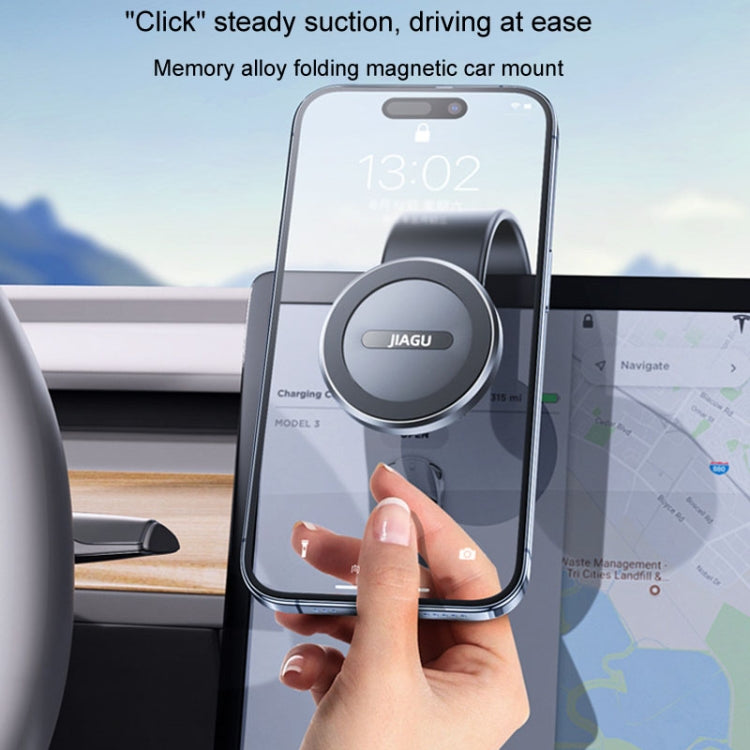 JIAGU Car Suction Cup Type Magsafe Mobile Phone Bracket Telescopic Instrument Panel Car Navigation Rack