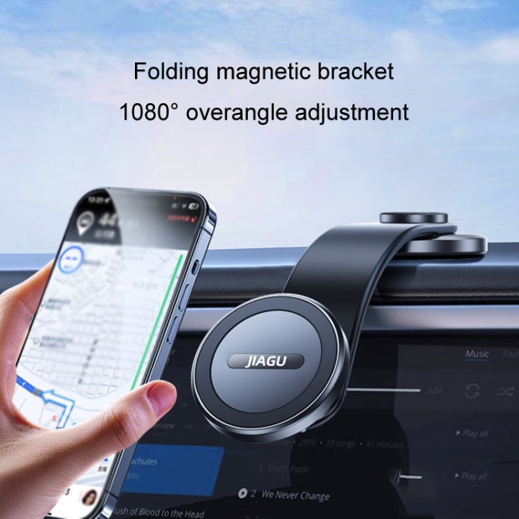 JIAGU Car Suction Cup Type Magsafe Mobile Phone Bracket Telescopic Instrument Panel Car Navigation Rack