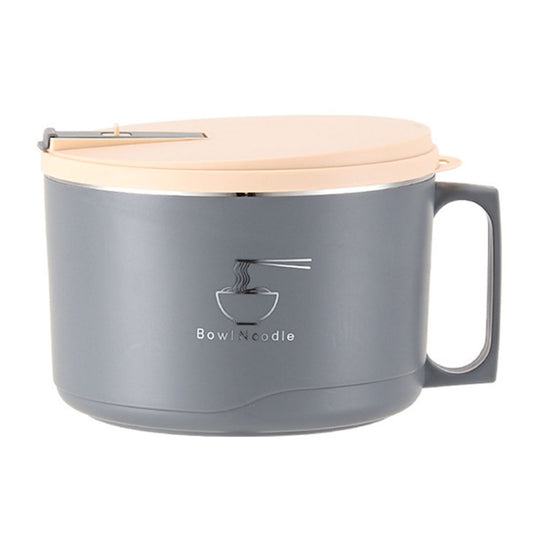 304 Stainless Steel Insulated Rice Bowl Dormitory Student Instant Noodle Bowl With Lid